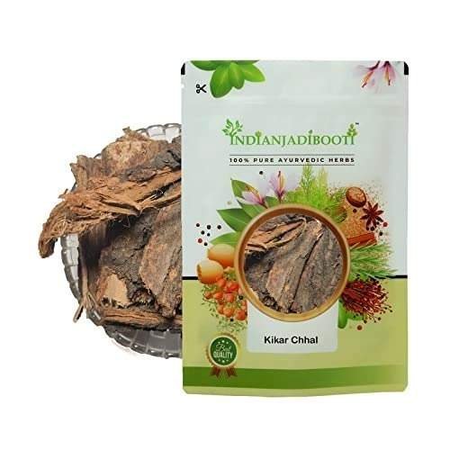 uk412kN91kPGL-1-1.jpg IndianJadiBooti Babool Bark - Kikar Chaal - Babul Bark - Babool Chhal, 250 Grams Pack - Image 1