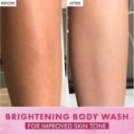 mCaffeine Brightening Body Wash - 300 ml with Fruity Raspberry Fragrance | De-Tans & Deep Cleanses with Vitamin C Rich| 5% Glycerin for Hydrated & Soft Skin | Fragrance Shower Gel for women and men - Fast UK Delivery - Image 4