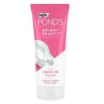 POND'S Bright Beauty Anti-Dullness & Brightening Facewash with Niacinamide | For Glass-Skin Like Shine and with 4X Visibly Brighter Skin, 100gm - Fast UK Delivery