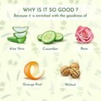 Moha: Herbal Face Wash 200 ml with Herbal Scrub 50 ml | Aloe, Cucumber, Rose, Neem and Yashtimadhu | Combo Pack of 2 - Fast UK Delivery - Image 5