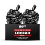 Beardo Power Scrub Large Loofah for bathing for men | Loofah Scrubber Exfoliator removes dead skin & Controls Oil | High Lather Creation | Cleanses & Exfoliates |Pack of 2 | Suitable for all Skin types | Made for Men & Women - Fast UK Delivery - Image 2