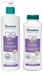 Himalaya Baby Powder (400g) & Himalaya Baby Massage Oil (500ml) - Fast UK Delivery - Image 2