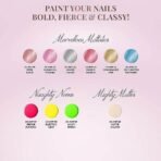 Just Herbs Nail Polish 12 Chemical Free Formula Quick Dry, Glossy Finish and Long Lasting Nail Paints - Fast UK Delivery - Image 4