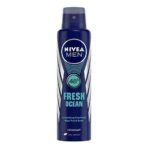 Nivea Men Deodorant Spray, Cool Kick, 150Ml And Deodorant Spray, Fresh Ocean, 150Ml, Pack Of 1 - Fast UK Delivery - Image 4