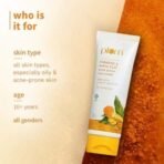 Plum Turmeric & White Clay Acne Action Face Wash | Fights Acne & Controls Excess Oil | With Turmeric & Orange Peel | Non-Drying, Clay-Based, Sulphate Free Face Wash | 100% Vegan | 100ml - Fast UK Delivery - Image 5