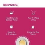 Oraah Hibiscus Rose Herbal Tea- 100gms | 100% Natural Ingredients | Calming Hibiscus & Fragrant Rose | Nourishing, Hydrating, Alleviates Stress, Promotes Better Sleep - Fast UK Delivery - Image 3