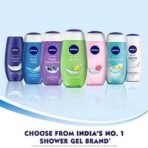 NIVEA Frangipani and oil 125 ml Body Wash| Shower Gel with Frangipani and Care Oil | Pure Glycerin for Instant Soft & Summer Fresh Skin|Microplastic Free |Clean, Healthy & Moisturized Skin - Fast UK Delivery - Image 7