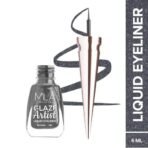 Mila Beaute Glaze Artist Liquid Eyeliner | Water Proof & Smudge-Proof | Rich Glossy Finish with Intense Shine | Intense Pigment I Easy Glide Applicator | 6Ml Shade - Magical Grey - Fast UK Delivery - Image 3