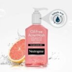 Neutrogena Oil Free Acne Wash | Pink Grapefruit | Deep Cleansing Face Wash with Salicylic Acid | Alcohol Free, Non Comedogenic & Dermatologically Tested | For Oily Acne Prone Skin | 175ml - Fast UK Delivery - Image 5