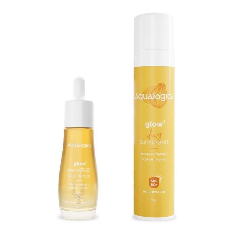 uk413ThczgHqL-1-1.jpg Aqualogica Fun In The Sun Duo All Skin Type 50 SPF Sunscreen (50G) Face Serum (30Ml) - Fast UK Delivery - Image 1