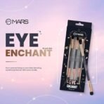 MARS Eye Enchanted Dual-Ended Brush Set of 3 | Perfect For Eye Makeup | Eyebrow Brush with Spoolie | Small Blending & Flat Brush | Eyeliner & Flat Crease Brush | Soft Bristles | Compact & Travel Friendly - Fast UK Delivery - Image 6