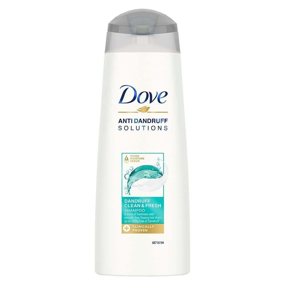 uk413mr-dz9WL-1-1.jpg Dove Dandruff Clean & Fresh Shampoo for Dry, Itchy & Flaky Scalp, 180 ml - Fast UK Delivery - Image 1