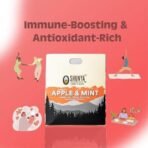 Shunya India Apple, Mint, and Timur Tea (20 Tea Bags, 3 Gm Each) - Herbal Infusion Tea Tisane Natural Antioxidant, Support Immunity, Caffeine Free - Fast UK Delivery - Image 3