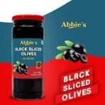 Abbie's Black Sliced Olives (450 g) + Black Pitted Olives (450 g), Pack of 1 Each, for Authentic Taste in Cooking, Snacking, Pizzas toppings or Italian Pastas Ingredient - Fast UK Delivery - Image 6