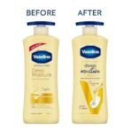 Vaseline Deep Moisture Body Lotion |For Dry Skin| Moisturised Glowing Skin| With Pro Ceramides 600ml - Fast UK Delivery - Image 4