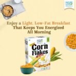 Natureland Organics Corn Flakes 200 Gm - Organic Healthy Flakes - Fast UK Delivery - Image 2
