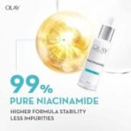 Olay Face Serum | Clear and Even Skin | Fights Dullness and Provides Radiant Glow| Normal, Oily, Dry, Combination Skin | Paraben and Sulphate Free (30ml, Niacinamide) - Fast UK Delivery - Image 5