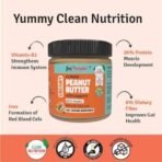 Jus' Amazin Classic Organic Peanut Butter (Creamy) with Jaggery (200g) | Yummy Clean Nutrition - 26% Protein | No Refined Sugar/Hydrogenated Fats/ Emulsifiers | 100% Organic Ingredients, 0% Chemicals - Fast UK Delivery - Image 3