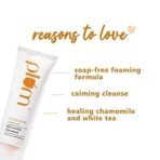 Plum Chamomile & White Tea Revival Face Wash | Mild Cleanser | For Normal, Combination Skin | 100% Vegan, Cruelty Free | 120ml - Fast UK Delivery - Image 5