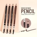 Swiss Beauty Eyebrow Definer Pencil With Spoolie | Smudge Proof, Waterproof And Pigmented Eyebrow Pencil |Shade - Deep Brown, 1.5Gm | - Fast UK Delivery - Image 3