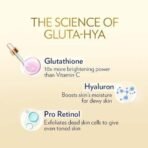 Vaseline Gluta-Hya Flawless Glow Lotion for Face & Body | Gives Brighter Skin | Glutathione & Pro-Retinol Infused Moisturizer, 200ml - Fast UK Delivery - Image 5
