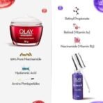 Olay STEMPack with Regenerist Micro Sculpting Cream and Retinol Night Serum | Round The Clock Skincare | Plump, Hydrated Skin | Normal, Oily, Dry, Combination Skin | Pack of 2 | Free Pouch - Fast UK Delivery - Image 6