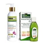 INDUS VALLEY Bio Organic Natural Growout Shampoo Toxic Chemical-free with Growout Hair Oil for Hair Growth- (200ml +100ml= 300ml) - Fast UK Delivery - Image 2