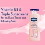 Vaseline Healthy Bright, Daily Brightening Daily Moisturizer, 400 ml, for Glowing Skin, with Vitamin B3, Visibly Radiant Skin in 2 Weeks, Lightweight, Non-sticky, Non-Oily Body Lotion, for Dry Skin - Fast UK Delivery - Image 6