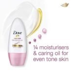 Dove Eventone Deodorant Roll On For Women, Antiperspirant Underarm Roll On Removes Odour, Keeps Skin Fresh & Clean, Alcohol Free, Paraben Free, 50 ml - Fast UK Delivery - Image 5