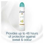 Dove Deodorant For Women, Antiperspirant Body Spray For Long Lasting Odour Protection, Skin Friendly Deo, Alcohol Free, Paraben Free, 250 ml (Pear & Aloe Vera) - Fast UK Delivery - Image 4