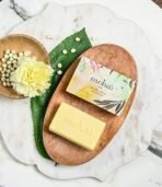 moha Herbal Soap A natural face & body cleanser! With Goodness Of Aloe Vera Gel, Basil & Neem used as bathing Soap, Face & Body Soap, Unisex Bathing Bar - 100gm each (Pack of 3) - Fast UK Delivery - Image 7
