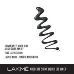 LAKME Absolute Shine Glossy Liquid Eye Liner, Black, 4.5Ml And Lakme Nail Color Remover, 27Ml - Fast UK Delivery - Image 5