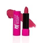 MyGlamm Matte Rush Mini Lipstick - Bright In Prague (Fuchsia Pink Shade) | Moisturising, High Colour Payoff, Long Lasting Bullet Lipstick|2.5g - Fast UK Delivery - Image 2
