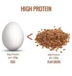 OrganoNutri Roasted Flax Seeds | Unsalted (2kg) Alsi for Eating | Premium Roast - Fast UK Delivery - Image 5