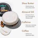 mCaffeine Coffee & Almonds Body Butter with Shea Butter for Deep Moisturization & Soft Skin -Nourishes Dry Skin | Non-Sticky Moisturizer | Coffee-Almond Aroma | Shea Body Butter for Women & Men -100 g - Fast UK Delivery - Image 5