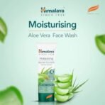 Himalaya Moisturizing Aloe Vera Face Wash, 200ml And Himalaya Herbals Moisturizing Aloe Vera Face Wash Cream, 50ml - Fast UK Delivery - Image 3
