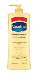 Vaseline Intensive Care Deep Restore Body Lotion, 400ml Bottle - Fast UK Delivery - Image 2