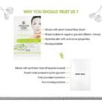 Ayouthveda Anti-acne Face Serum Sheet Mask for Oil Acne-prone Skin,Glowing Skin, Paraben-free Fights Dark Spots | Hydrates & nourishes skin, Brightens skin tone, Better Skin Texture (Pack of 12, 20g each) - Fast UK Delivery - Image 5