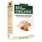 Indus Valley Bio Organic Sandalwood Face Pack Powder | Lightens Suntan, Dark Spots & Pigmentation | Prevents Acne Breakouts | Enriched with Chandan Powder for Glowing Skin & Tan Removal - 200g - Fast UK Delivery - Image 2