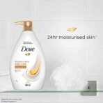 Dove Dryness Care Bodywash infused with Jojoba Oil to deeply nourish your skin, 100% gentle cleansers, paraben free/sulphate free cleansers, 100% plant- based moisturisers, 800ml - Fast UK Delivery - Image 6
