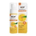 WOW Skin Science Sunscreen Gel For All Skin Types | SPF 55 PA++++ | With Glutathione & Aloe Vera Extract | Lightweight | Quick Absorbing | No White Cast | UVA & UVB Protection | 50 ml - Fast UK Delivery - Image 2