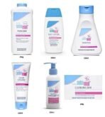Sebamed Infant Baby Combo of 6 (Talc 200gm, Lotion100ml, Shampoo150ml, Rash Cream100gm, Massage Oil150ml, Soap100gm) (White) - Fast UK Delivery - Image 2