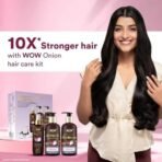 WOW Skin Science Ultimate Onion Oil Hair Care Kit for Hair Fall Control - Shampoo 300ml + Conditioner 300ml + Onion Hair Oil 200ml - Fast UK Delivery - Image 3