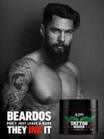 Beardo Tattoo Shiner Gel, 50g | Hydro Gel Heals & Maintains Tattoo Ink | Tattoo Gel for Men with Almond Oil & Turmeric Extract | Brightens & Shines Tatoo for Men - Fast UK Delivery - Image 5