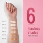 Swiss Beauty Matte Shiny Pearl Water Drop Blemish Long Lasting Balm BB Lightweight, Liquid Foundation, Face Makeup, Shade-02, 40ml - Fast UK Delivery - Image 5