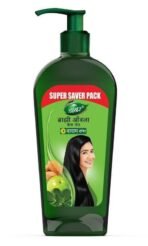 Dabur Brahmi Amla Hair Oil 600ml | Brahmi Amla Extract with Almond Oil & Vitamin E | Promotes Healthy Hair Growth, Treats Dandruff and strengthens Hair | For Long, Black and Strong hair - Fast UK Delivery