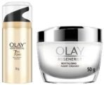 Olay Day Cream Total Effects 7 in 1, Anti-Ageing Moisturiser, 20g & Olay Night Cream Regenerist Deep Hydration Light Cream, 50g - Fast UK Delivery - Image 2