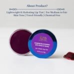 Blue Nectar Lip Tint Stain for Luscious Tinted Lips | Natural Blackberry Lip Moisturizer for Dry Skin | Organic Lip, Cheek & Eye Tint (10g) - Fast UK Delivery - Image 6