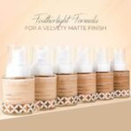 Just Herbs Medium to Full Coverage Liquorice Root and Sandalwood Longwear Weightless Foundation for Face Makeup 40 ml - Fast UK Delivery - Image 4
