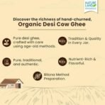 NATURELAND ORGANICS A2 Desi Cow Ghee 500 ml | Traditional Bilona Method - Fast UK Delivery - Image 6